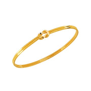 22ct 13 g Polished Detailed Love Knot Bangle