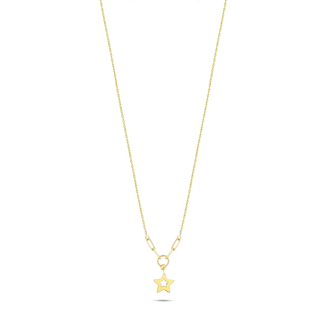 14ct Yildiz Design Gold Necklace