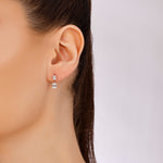 Load image into Gallery viewer, 0.39 Karat Diamond Earrings