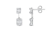 0.39 Karat Diamond Earrings