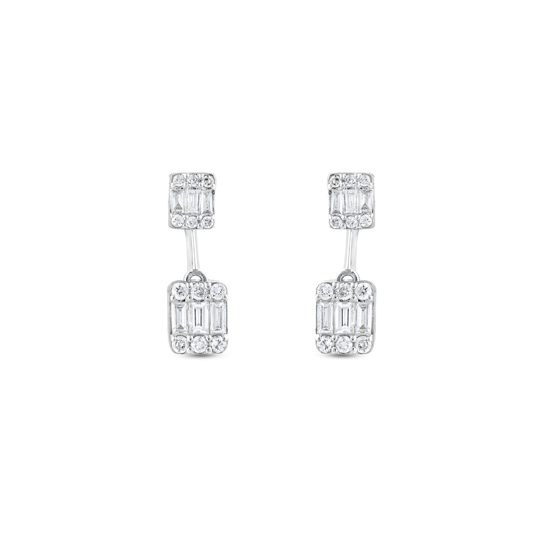 0.39 Karat Diamond Earrings