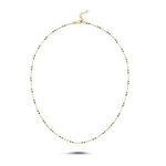 Load image into Gallery viewer, 14ct Yesil Colour Design Gold Necklace