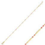 Load image into Gallery viewer, 14ct Rose Multicolour Design Gold Bracelet