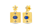 14ct Gold Emeron Earrings