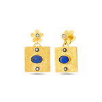 Load image into Gallery viewer, 14ct Gold Emeron Earrings