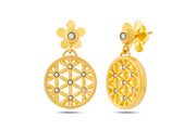 14ct Gold Mandoria Earrings