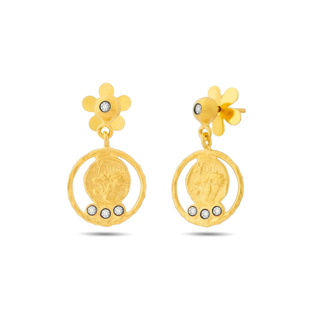 14ct Gold Sentara Earrings - Small Boy