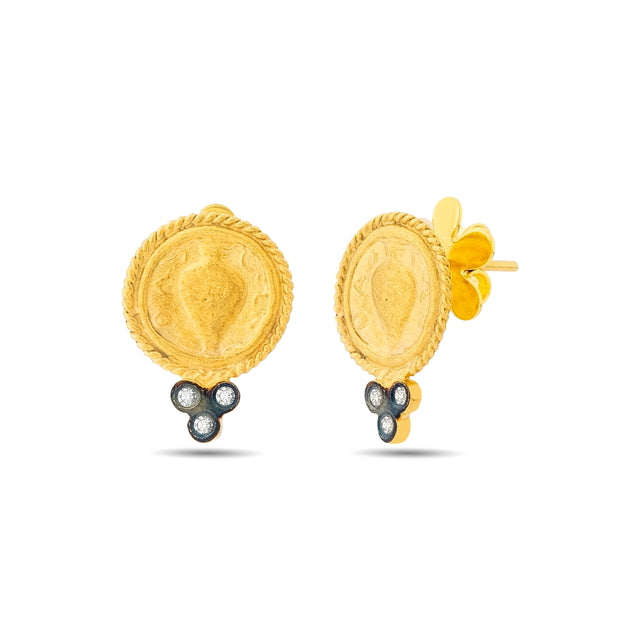 14ct Gold Anfora Earrings