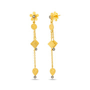 14ct Gold Triforma Earrings
