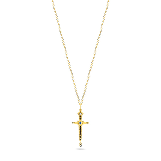 14ct Gold Gladius Necklace