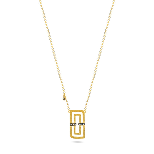 14ct Gold Meander Necklace