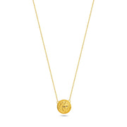 14ct Gold Medusa Necklace