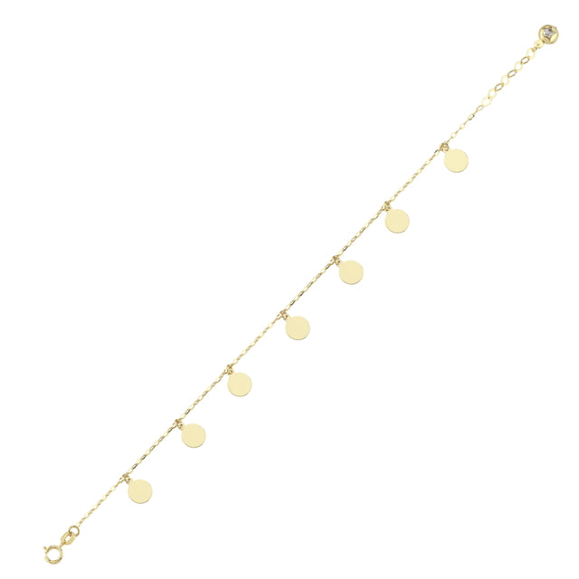 14ct Textured Gold Bracelet