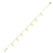 14ct Textured Gold Bracelet