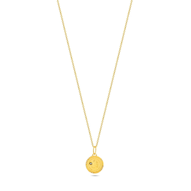 14ct Gold Tughra Necklace