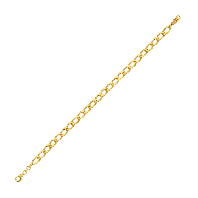 14ct Milky Way Design Gold Bracelet