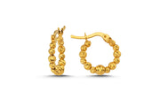 14ct Dorika Hoop Gold Earrings