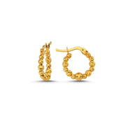 14ct Dorika Hoop Gold Earrings
