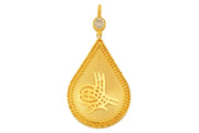 14ct Tughra Gold Pendant (Chain Not Included)