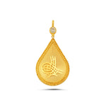 Load image into Gallery viewer, 14ct Tughra Gold Pendant (Chain Not Included)