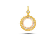 14ct Heart Frame Gold Pendant (Chain Not Included)