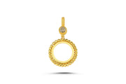 14ct Dorika Frame Gold Pendant (Chain Not Included)