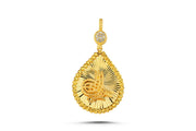 14ct Dorika Tughra Gold Pendant (Chain Not Included)