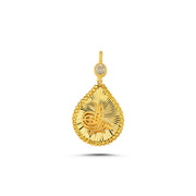 14ct Dorika Tughra Gold Pendant (Chain Not Included)