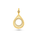 Load image into Gallery viewer, 14ct Drop Design Frame Gold Pendant (Chain Not Included)