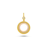 Load image into Gallery viewer, 14ct Rope Design Frame Gold Pendant (Chain Not Included)