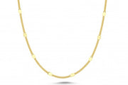 14ct Spotted Yellow Gold Chain Necklace