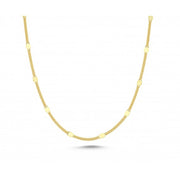 14ct Spotted Yellow Gold Chain Necklace
