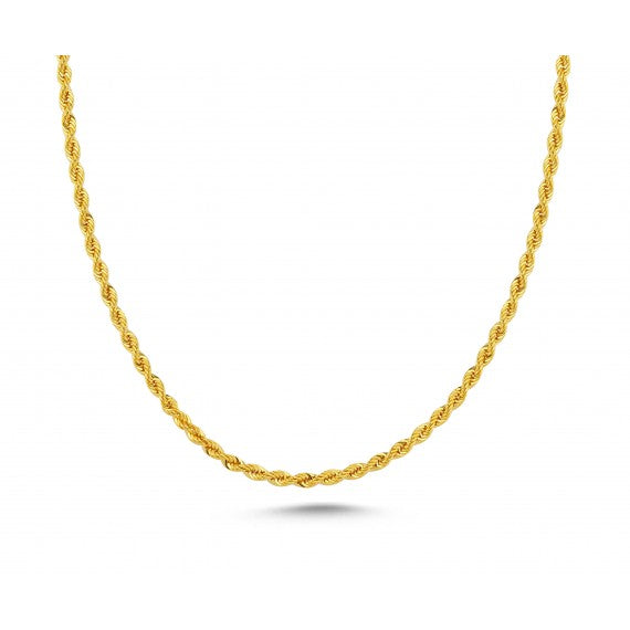 14ct Rope Gold Chain Necklace
