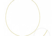 14ct Beaded Yellow Gold Chain Necklace