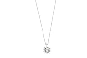 14ct Solitaire Gold Necklace
