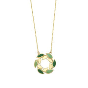 14ct Yaprak Design Gold Necklace
