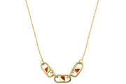14ct Colour Design Gold Necklace