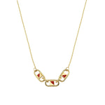Load image into Gallery viewer, 14ct Colour Design Gold Necklace