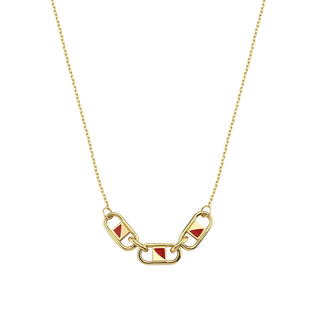 14ct Colour Design Gold Necklace