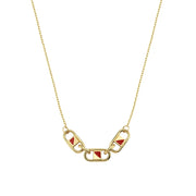 14ct Colour Design Gold Necklace