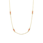 Load image into Gallery viewer, 14ct Kirmizi Figurlu Design Chain Gold Necklace