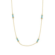 14ct Mavi Figurlu Design Chain Gold Necklace