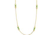 14ct Yesil Figurlu Design Chain Gold Necklace