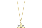 14ct Lotus Gold Necklace