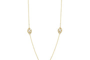 14ct Cicek Design Chain Gold Necklace