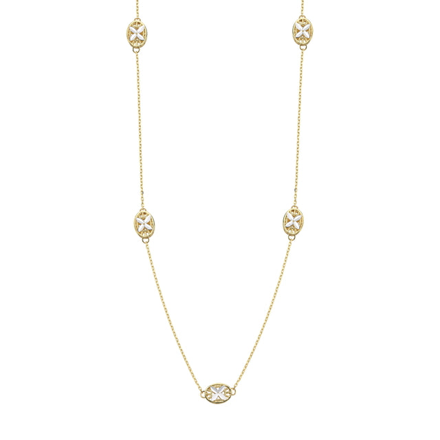 14ct Cicek Design Chain Gold Necklace