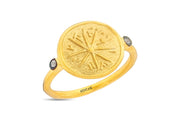 14ct Gold Compas Ring
