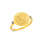 Load image into Gallery viewer, 14ct Gold Compas Ring