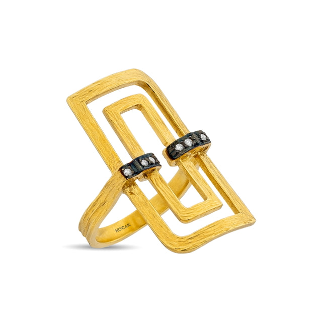 14ct Gold Meander Ring