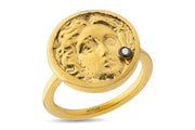 14ct Gold Medusa Ring